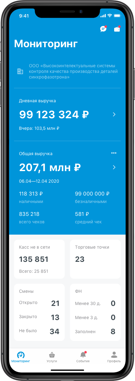 Бизнес-Помощник. Первый ОФД